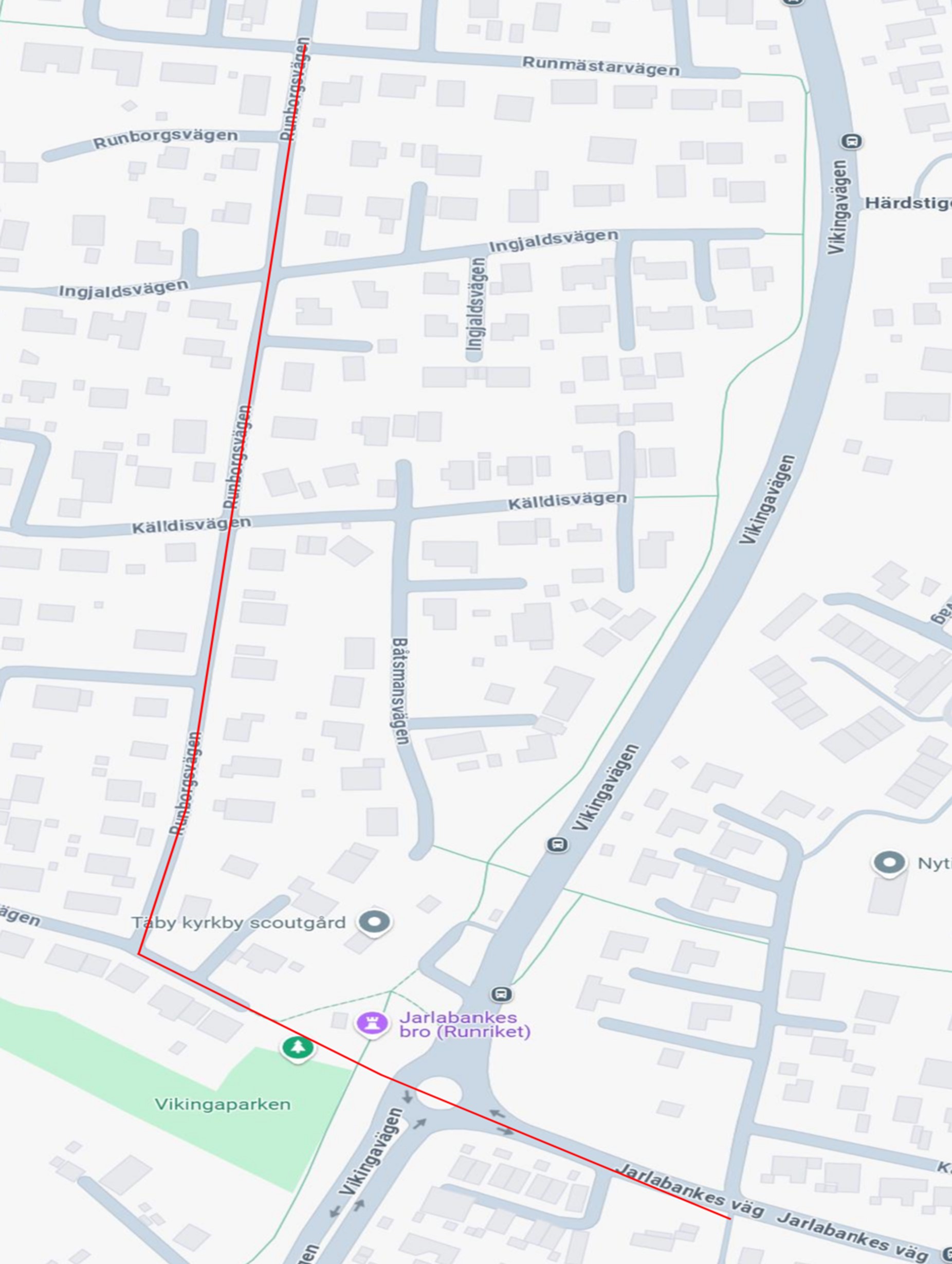 Arbetsområde markerat på karta Täby Kyrkby.jpg